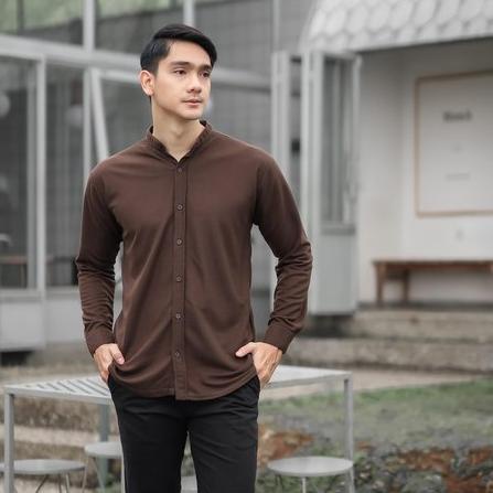 Áo sơ mi trơn dáng dài ôm body thời trang cho nữ 10.10
