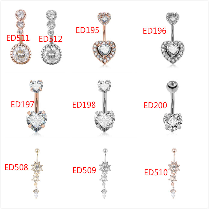 Khuyên Rốn Đính Đá Quyến Rũ Cho Nữ