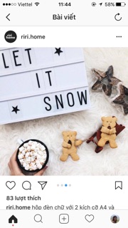Hộp đèn ghép chữ - Light Box