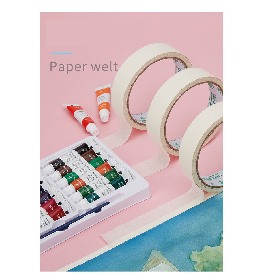 CUỘN BĂNG KEO HỖ TRỢ VẼ TRANH MÀU NƯỚC