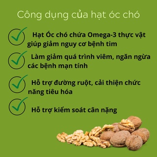 Hạt óc chó vàng sấy nguyên vị