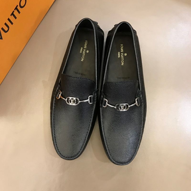 Giày lười da nam cao cấp LV