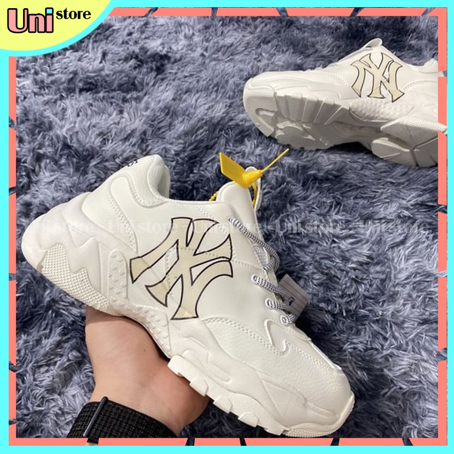 Giày Sneaker MLB Nam Nữ, Giày Boston, NY, LA Da Bò Đế 2 Lớp Tăng Chiều Cao Hàng Cao Cấp Full Box + Bill | BigBuy360 - bigbuy360.vn