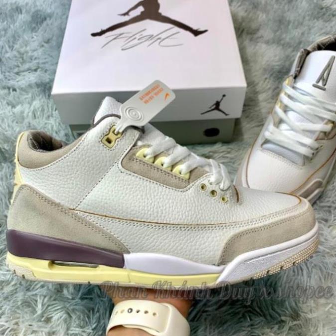 Giày Nike A Ma Maniére x Wmns Air Jordan 3 Retro SP 'Raised By Women' DH3434-110 ! * ;