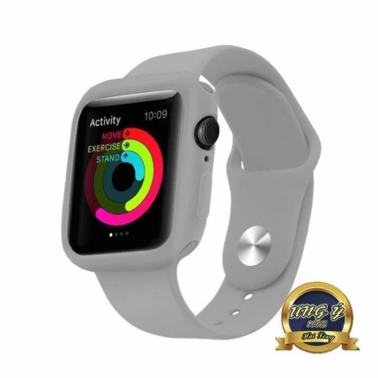 Bộ dây đeo thay thế + ốp nhựa mềm 2 trong 1 bảo vệ đồng hồ thông minh Apple Watch 5 4 3 2 1 42/ 44/ 40 MM