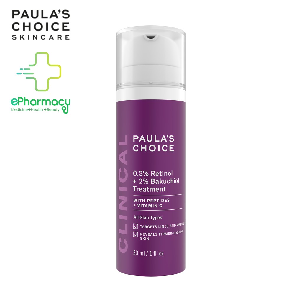 Tinh chất Paulas Choice 0.3% Retinol chống lão hóa - Paula's Choice Clinical Retinol + Bakuchiol Treatment