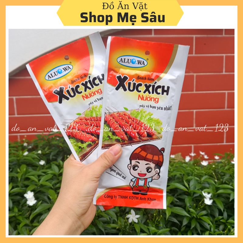 Snack vị xúc xích nướng Aluowa gói 25g