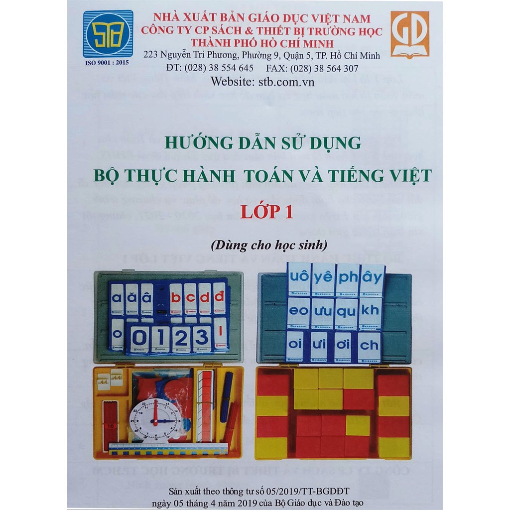 Bộ thực hành - Toán và Tiếng việt lớp 1 STB - Chân trời sáng tạo