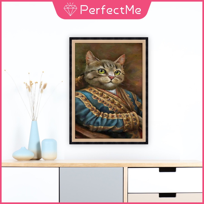 Bộ tranh đính đá 5D tự làm hình thú cưng 40×30cm