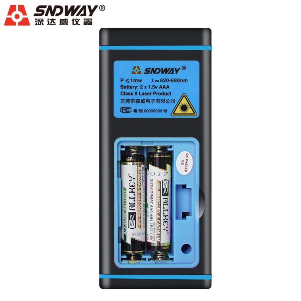 Thước đo khoảng cách bằng tia laser SNDWAY phạm vi 80m (SW-M80)
