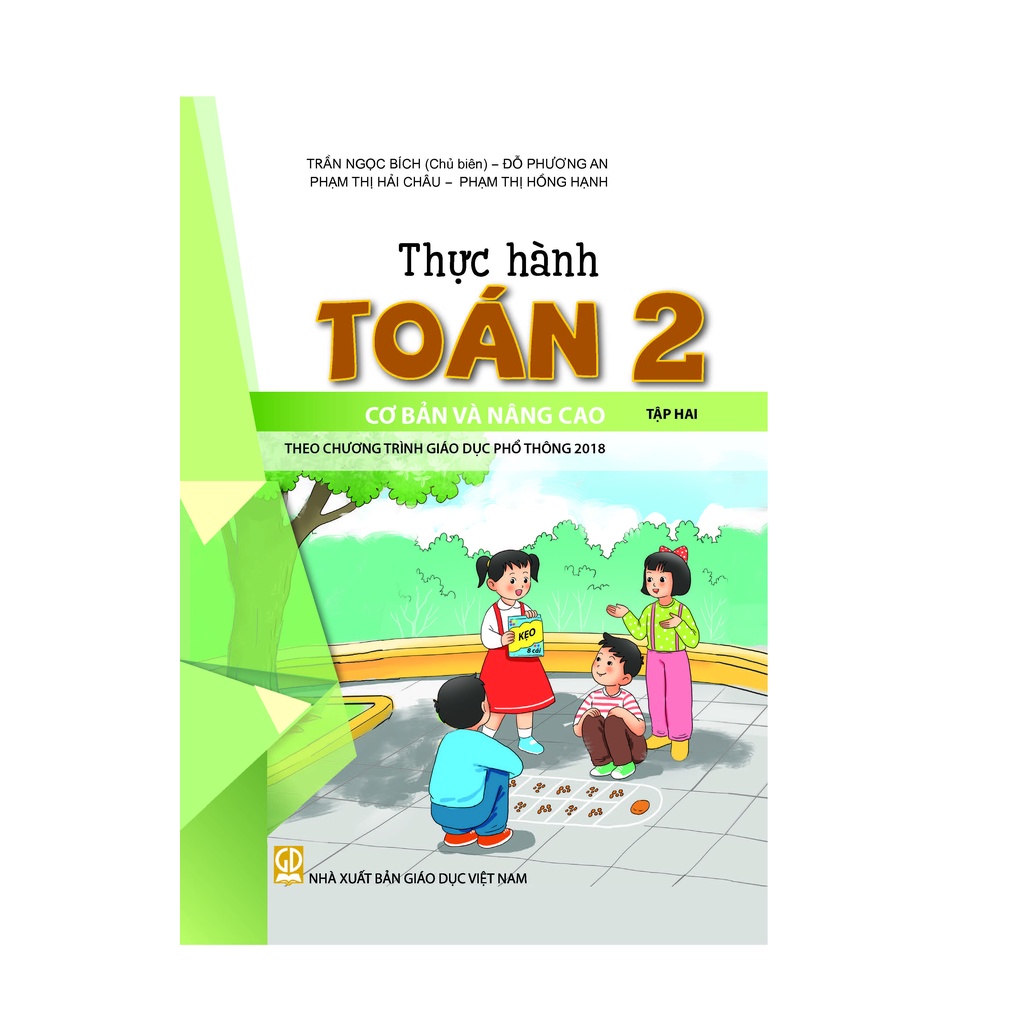 Sách - Thực hành Toán lớp 2 tập 1+2 cơ bản và nâng cao (HEID)