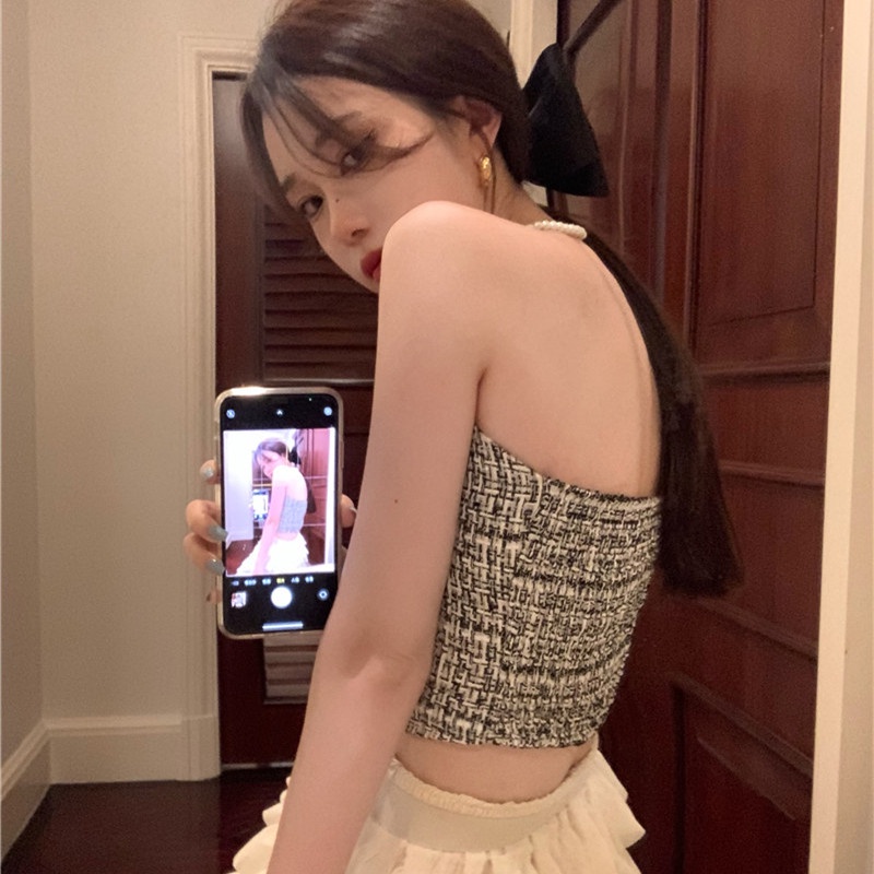 Áo Ống Ngắn Xếp Ly Gợi Cảm Thời Trang Mùa Hè Cho Nữ