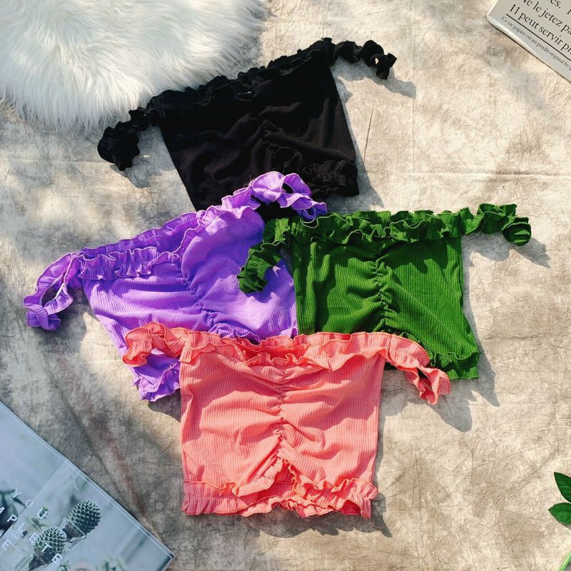 ✅ÁO TRỄ VAI SE.XY HÌNH THẬT 💯💯