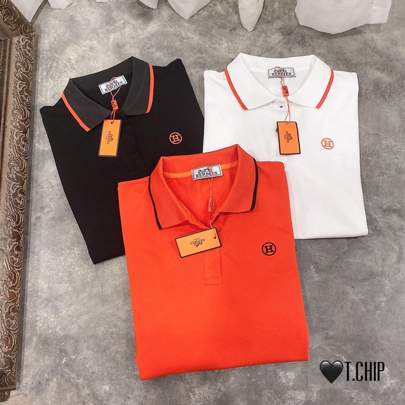 Áo polo H thêu ngực