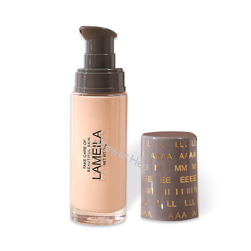 「Flower.Hee」Clear concealer liquid foundation, moisturizing oil control, invisible pores, concealing blemishes, acne marks, dark circles, nude makeup foundation, BB cream