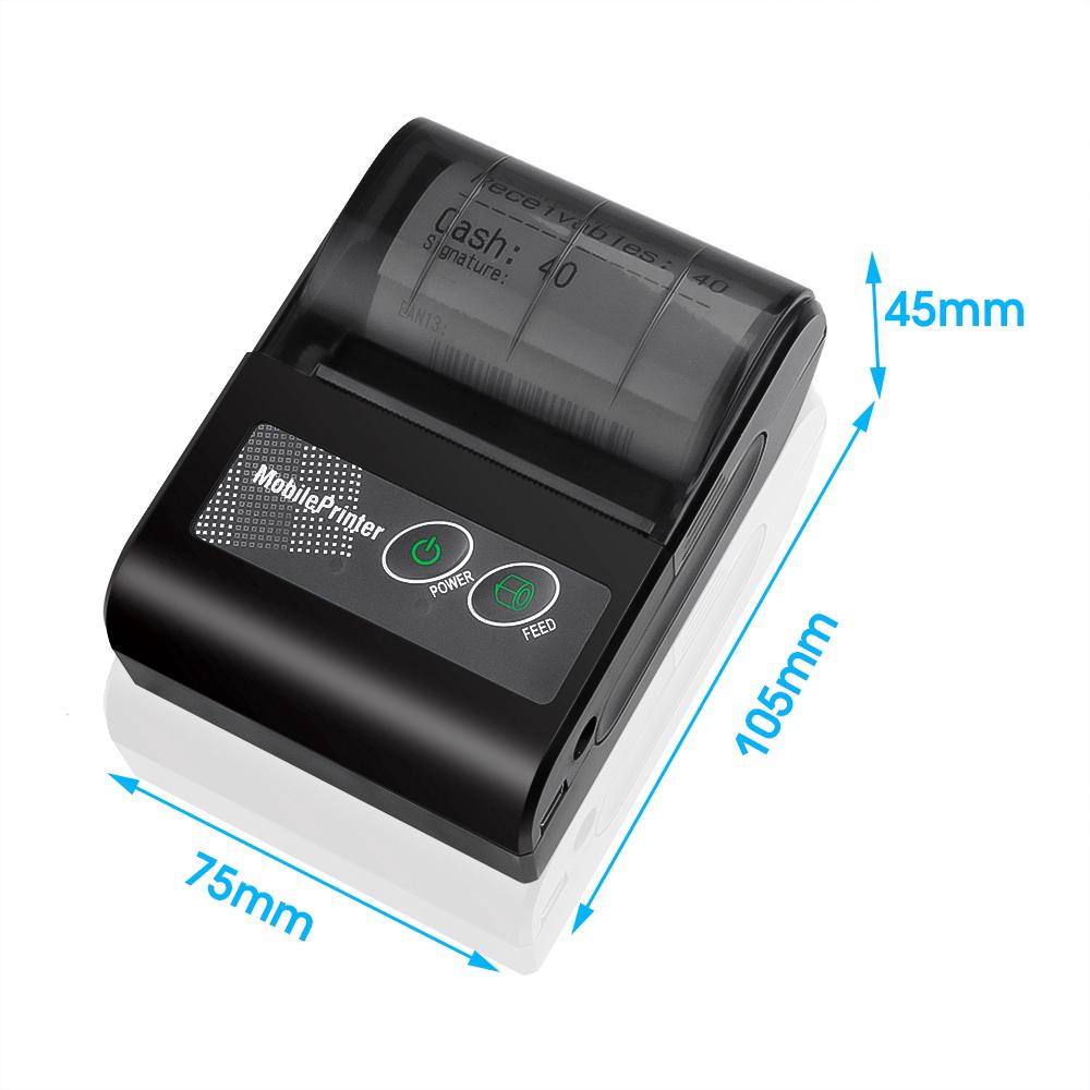 Máy in nhiệt mini kết nối bluetooth 4.0 cho IOS và Android