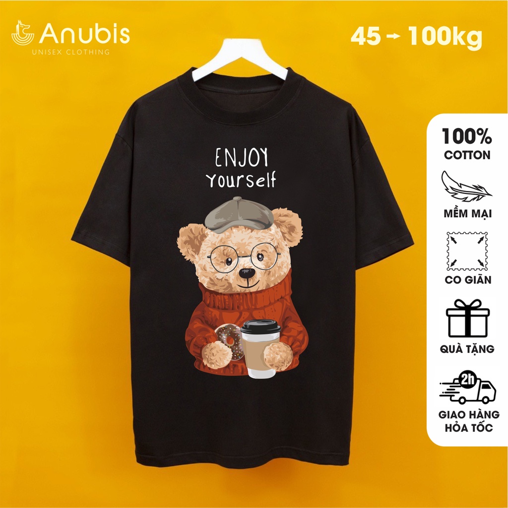 Áo Thun Unisex Teddy Thư Giãn Anubis Store