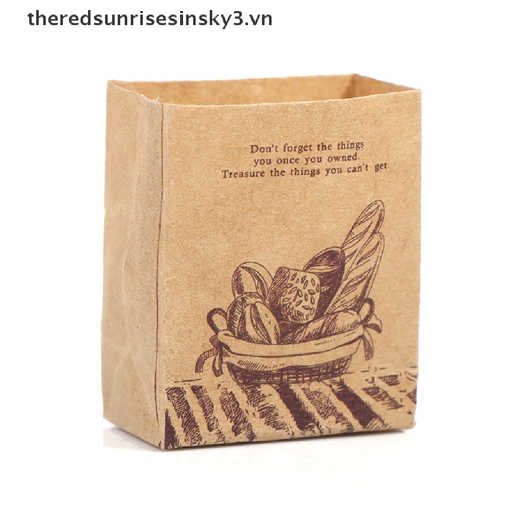 1 Túi Giấy Đựng Bánh Mì Đồ Chơi Búp Bê