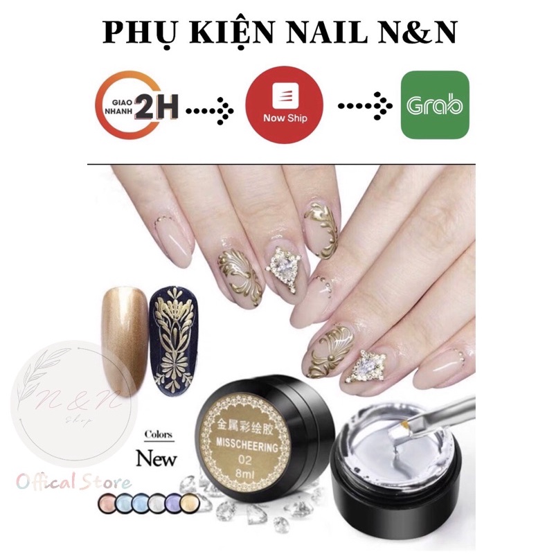 Gel metan vẽ viền móng