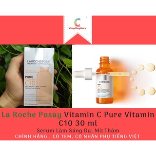 [CHÍNH HÃNG CÓ TEM] La Roche Posay Vitamin C Pure Vitamin C10 30 mL - Serum Làm Sáng Da
