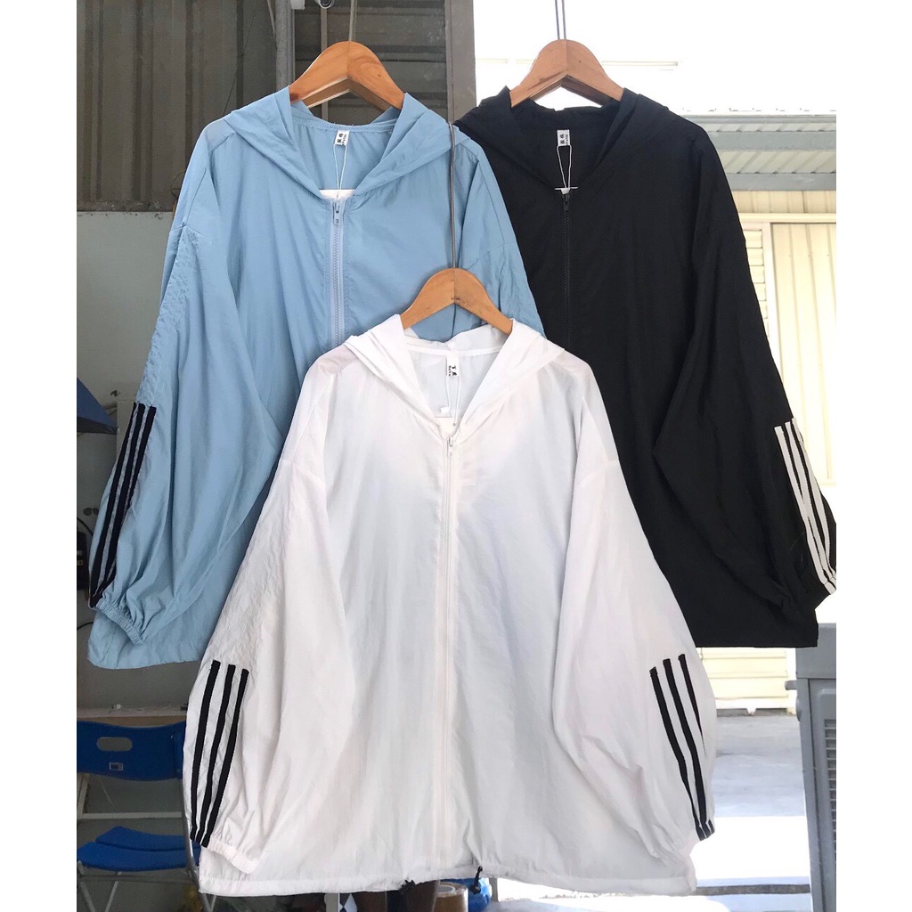 Áo Khoác Dù Form Rộng Unisex Phong Cách Thể Thao- kèm ảnh thật chụp tại shop