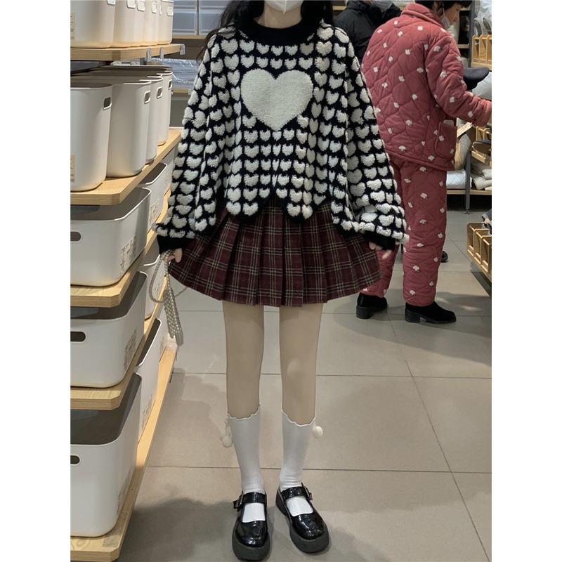 Áo Sweater Dệt Kim Form Rộng Xinh Xắn Cho Nữ  tao bao