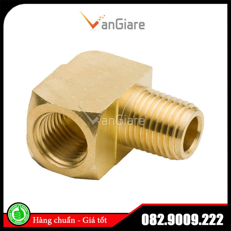 Tê xéo thau - 3 ngã ren trong ren ngoài thau 9.6mm 13mm 17mm