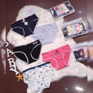 Sét 5 quần chíp hàng xuất dư [ Free size [ 40-50 kg]