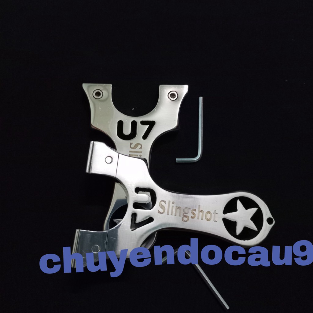 Ná cao su U7 slingshot 304-inox 304 chống hoen rỉ tuyệt đối - nacaosu29