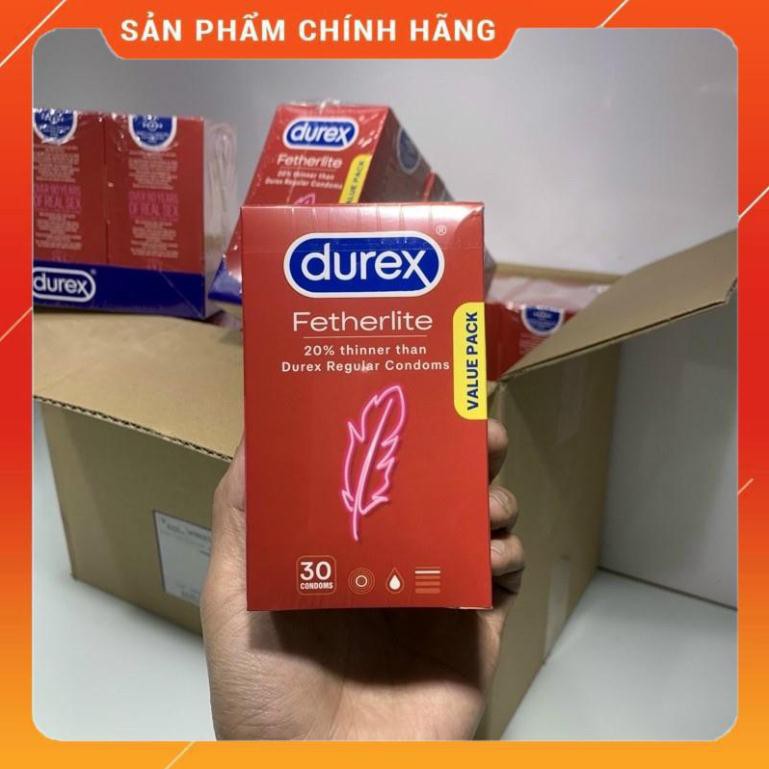 (Daohus) Bao Cao Su siêu mỏng Durex ÚC - 30chiếc