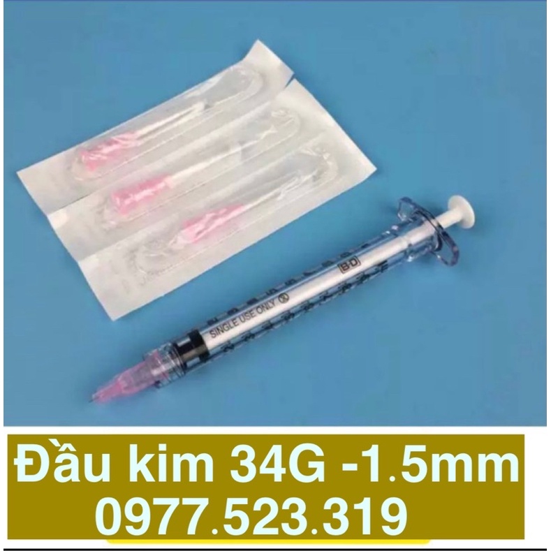 ĐẦU KIM TIÊM MESO 34G 1.5mm