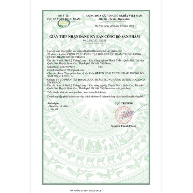 Tinh dầu thông đỏ Green Health ⚡ CHÍNH HÃNG ⚡ Tinh dầu thông đỏ sâm ngọc linh Green Health hộp 30 viên
