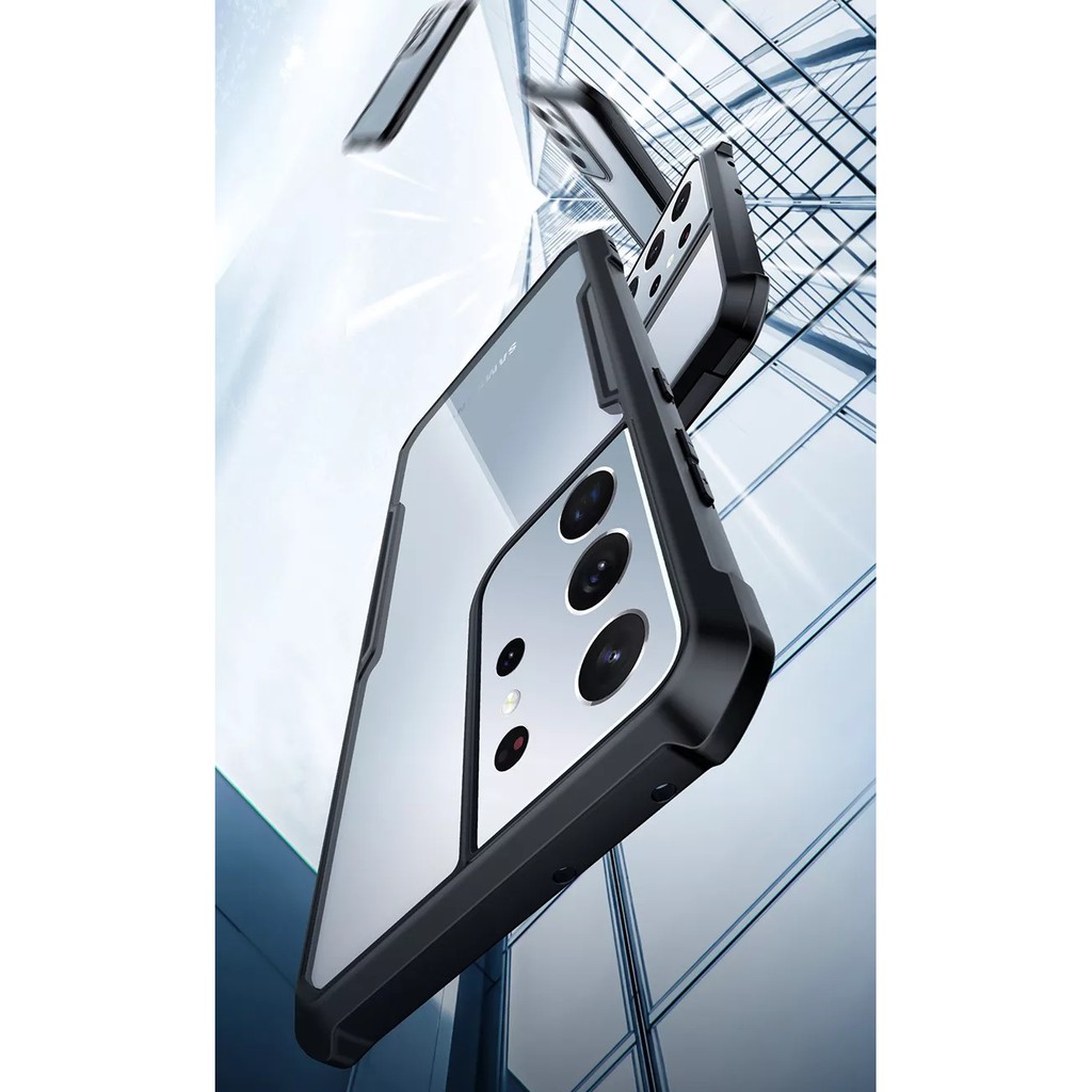 Ốp lưng Samsung S21 Ultra / S21 Plus hiệu Xundd lưng trong viền màu cao cấp