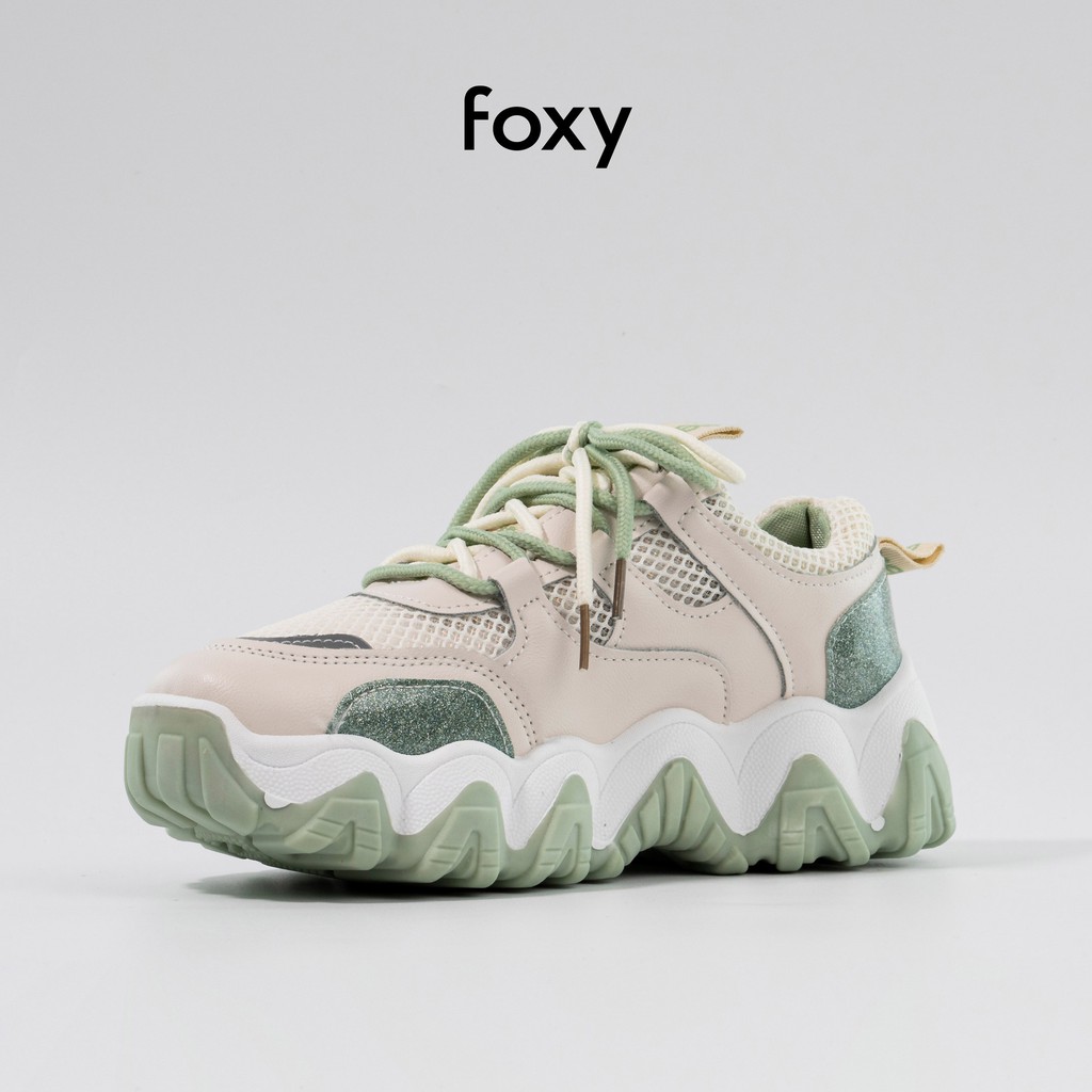 Giày Sneaker Nữ FOXY Tăng Chiều Cao 3 Cm Phong Cách Ulzzang Hàn Quốc - FOX013