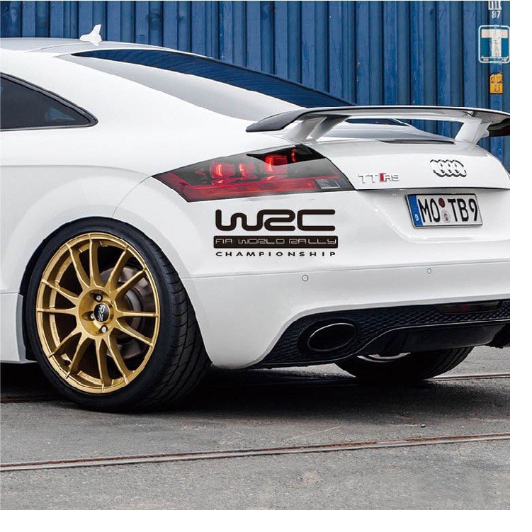 Tem Decal Dán Sườn Xe Ô Tô WRC