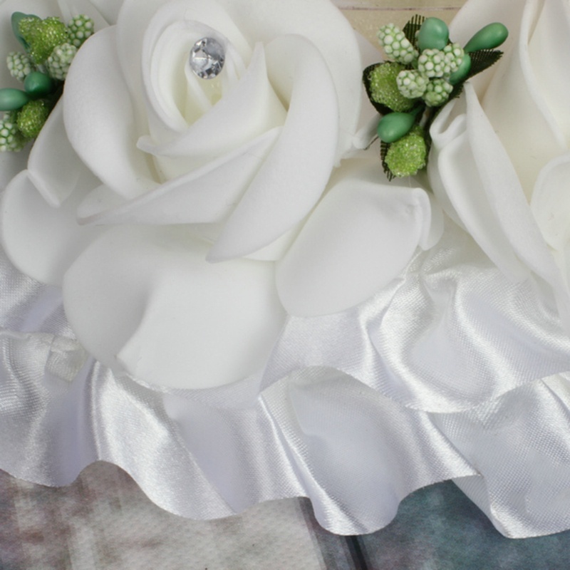 Hộp Đựng Nhẫn Cưới Hình Trái Tim Màu Xanh Lá / Tím / Hoa Hồng Xinh Xắn