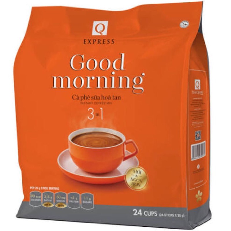Cà phê ống Trần Quang (Good Morning) 480g