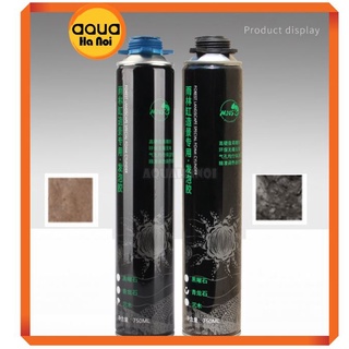 Foam xịt MIUS tạo hình bố cục, background hồ bán cạn - chai 900 gram - Màu nâu/xám đen