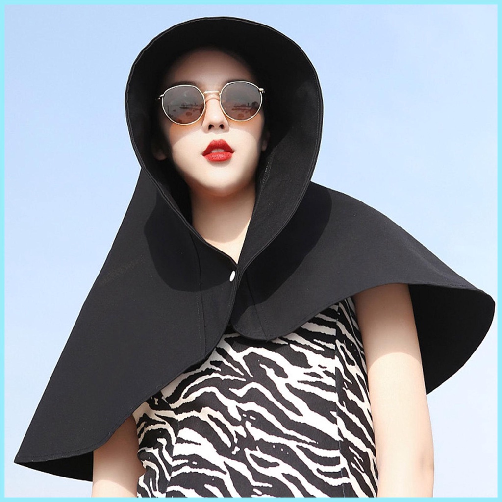 Nón Vành Rộng Bảo Vệ Cổ Thời Trang Mùa Hè Cho Nữ