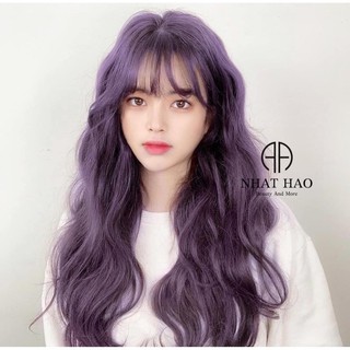 thuốc nhuộm tóc màu đen tím