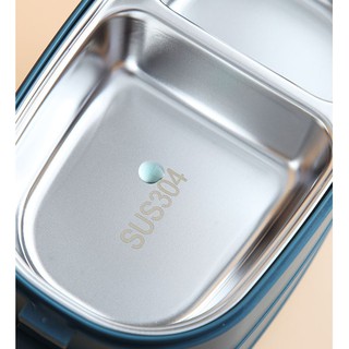 [FULL COMBO] Hộp Cơm Giữ Nhiệt Lúa Mạch 2 Tầng Ruột Inox 304 - Hộp Cơm Văn Phòng