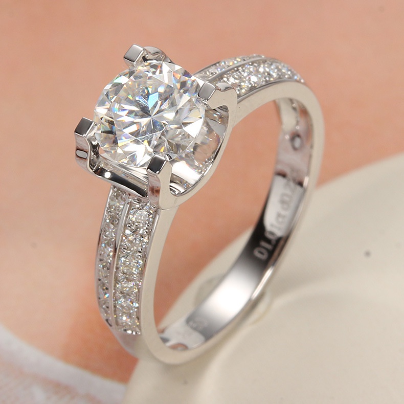 Hàng Mới Về Nhẫn Moissanite Nhiều Màu Sắc