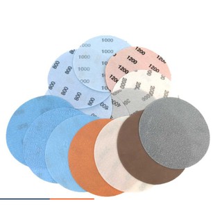 Bộ 12 giấy nhám đĩa tròn 6 inches 15cm film FV PACO cao cấp đủ số từ 120 đến 3000