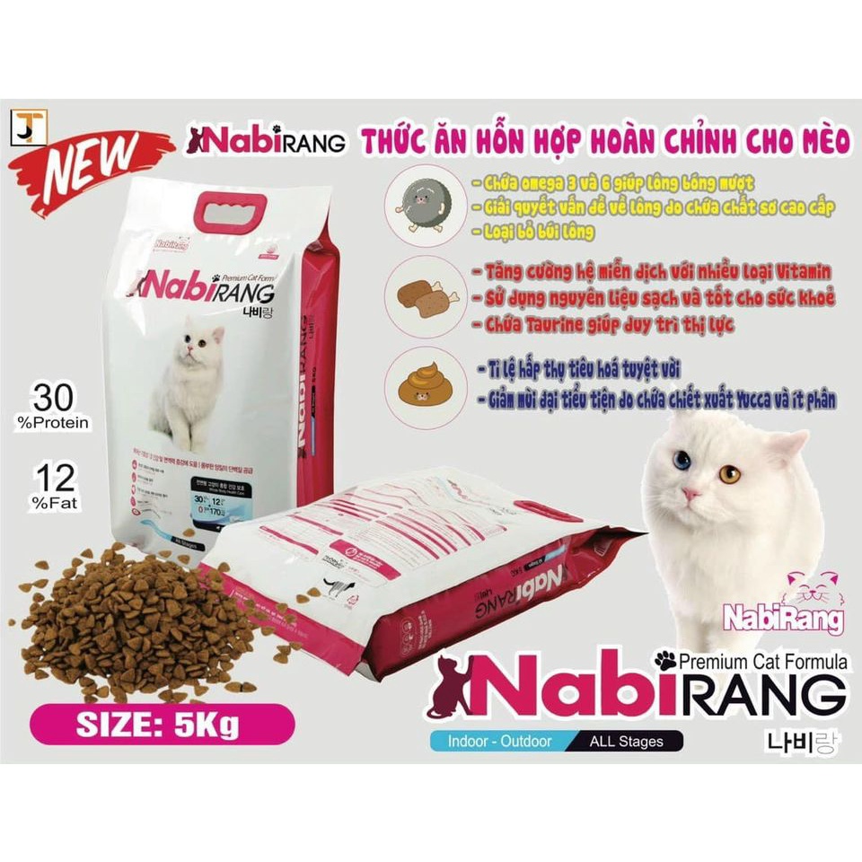 Thức ăn cho mèo hạt Nabirang Hàn Quốc,thức ăn dành cho mọi lứa tuổi