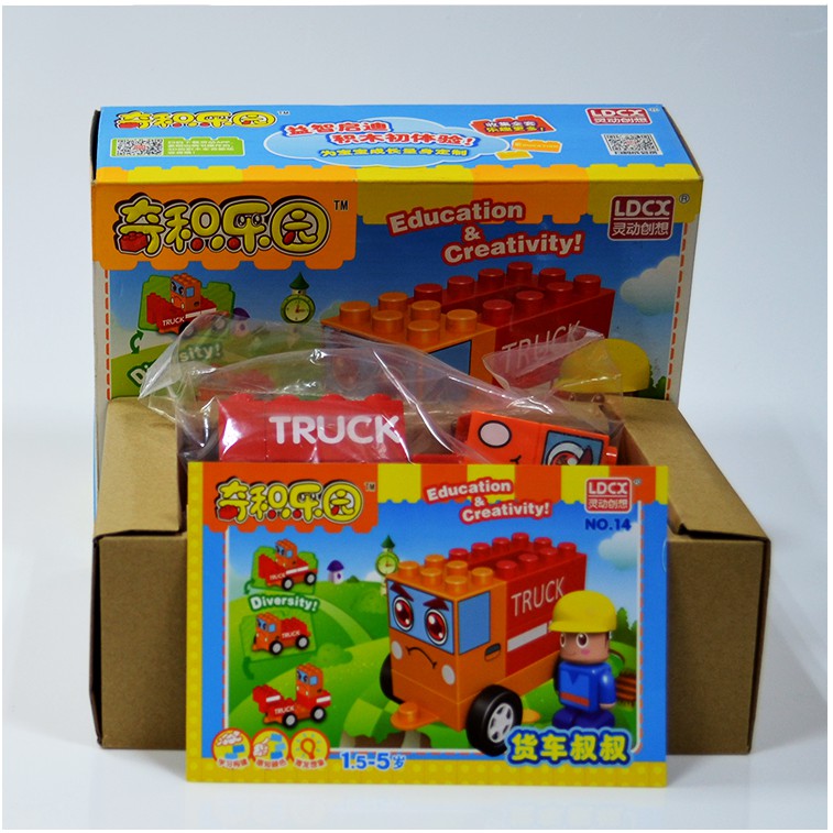 Đồ chơi lắp ghép biến hình chichi land đội bay siêu đẳng các nhân vật : Truck, Bus, No fire, tia chớp kiki sweet