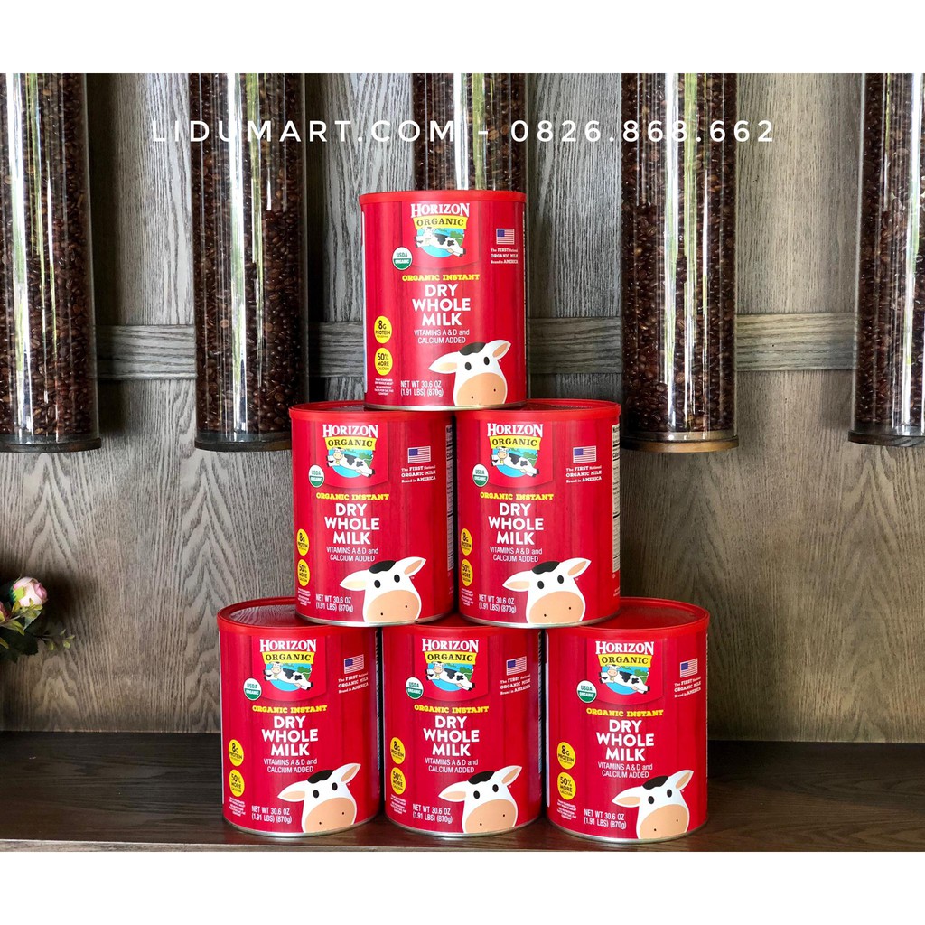 Sữa tươi dạng bột Horizon Organic Dry Whole Milk