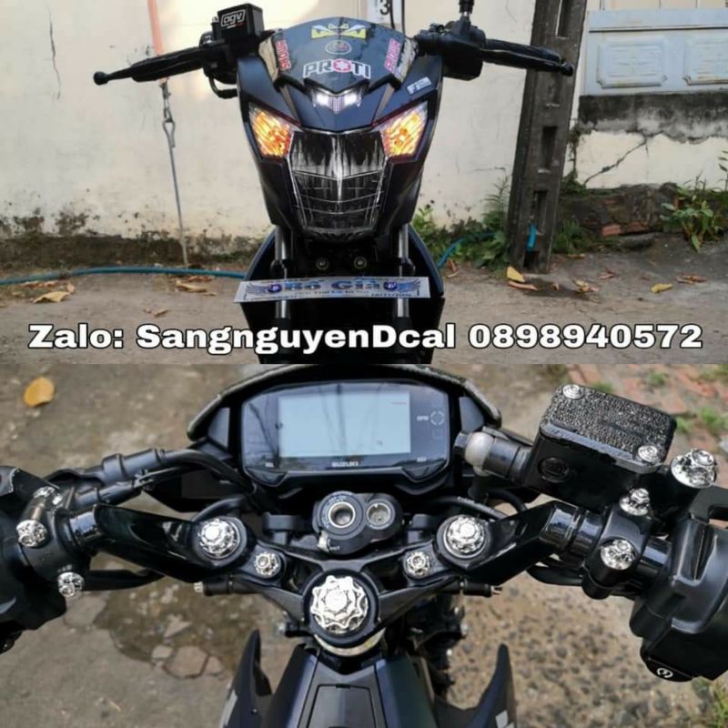 𝙁𝙐𝙇𝙇 ốc salaya 304 Đầu ghi Đông raider satria 21 con