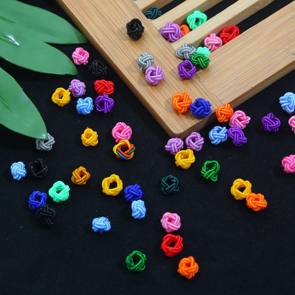 Set 10 Dây Thừng 6Mm Hình Quả Dứa Xoắn Làm Trang Sức