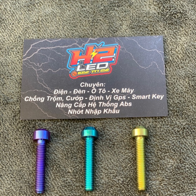 Ốc titan gr5 đầu trụ 6ly3 - H2 LED