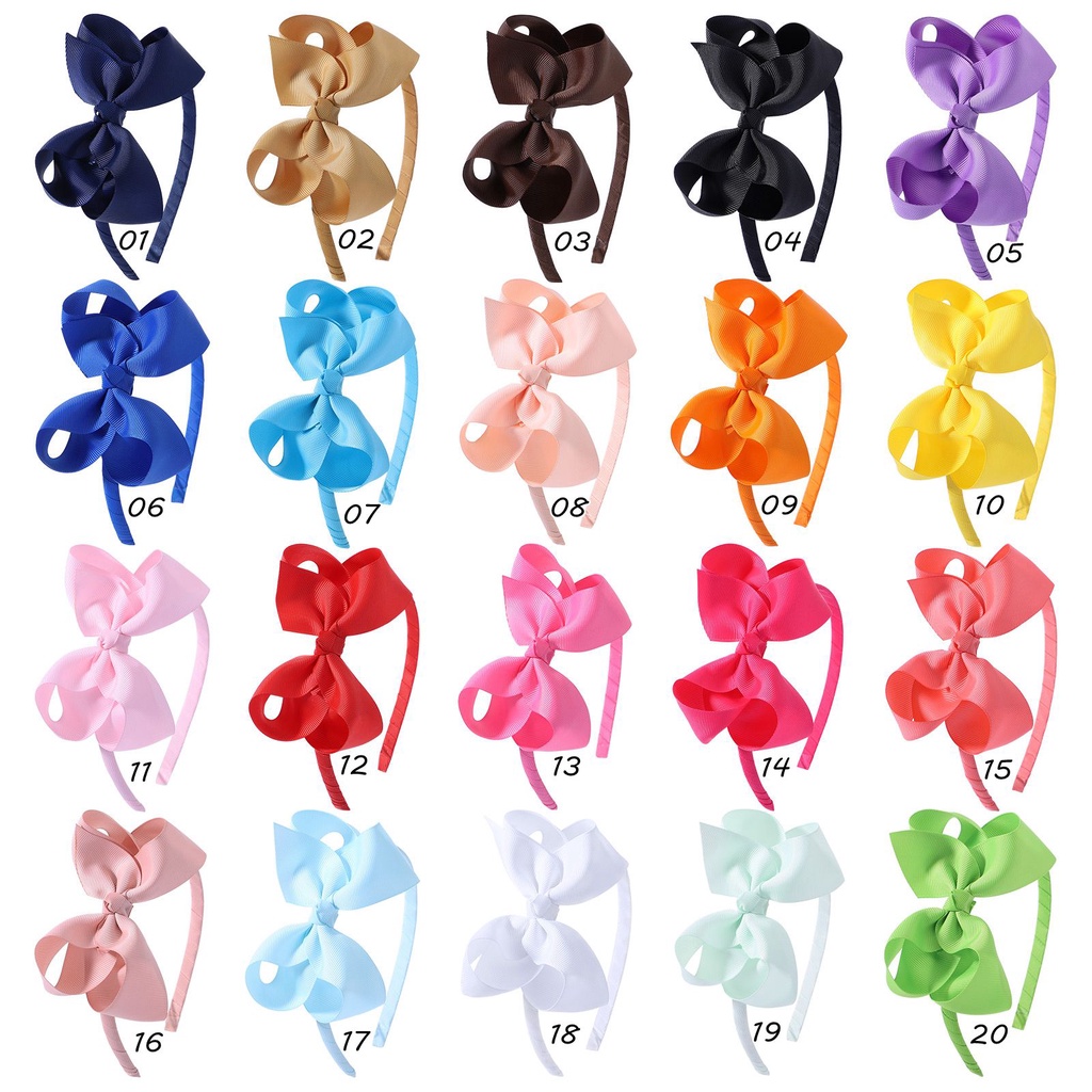 RainBow Bows 1 Băng Đô Nơ Dễ Thương Cho Bé Gái